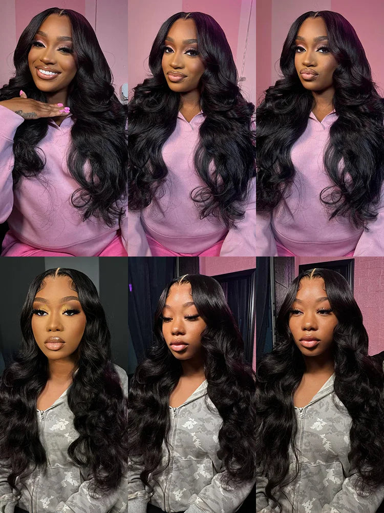 100% Human Hair Wear Go HD Body Wave Glueless