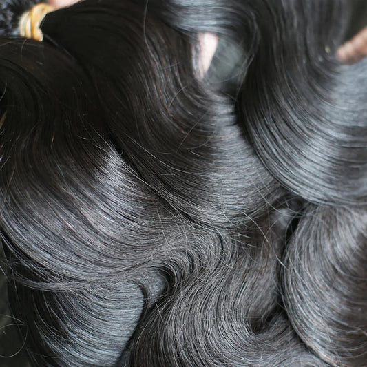 100% Unprocessed Human Hair Wavys Double Drawn Virgin Bundles Weave Extensions