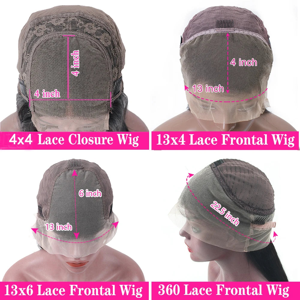 Body Wave Chocolate Brown Lace Front Wigs Human Hair Pre Plucked Brazilian Glueless
